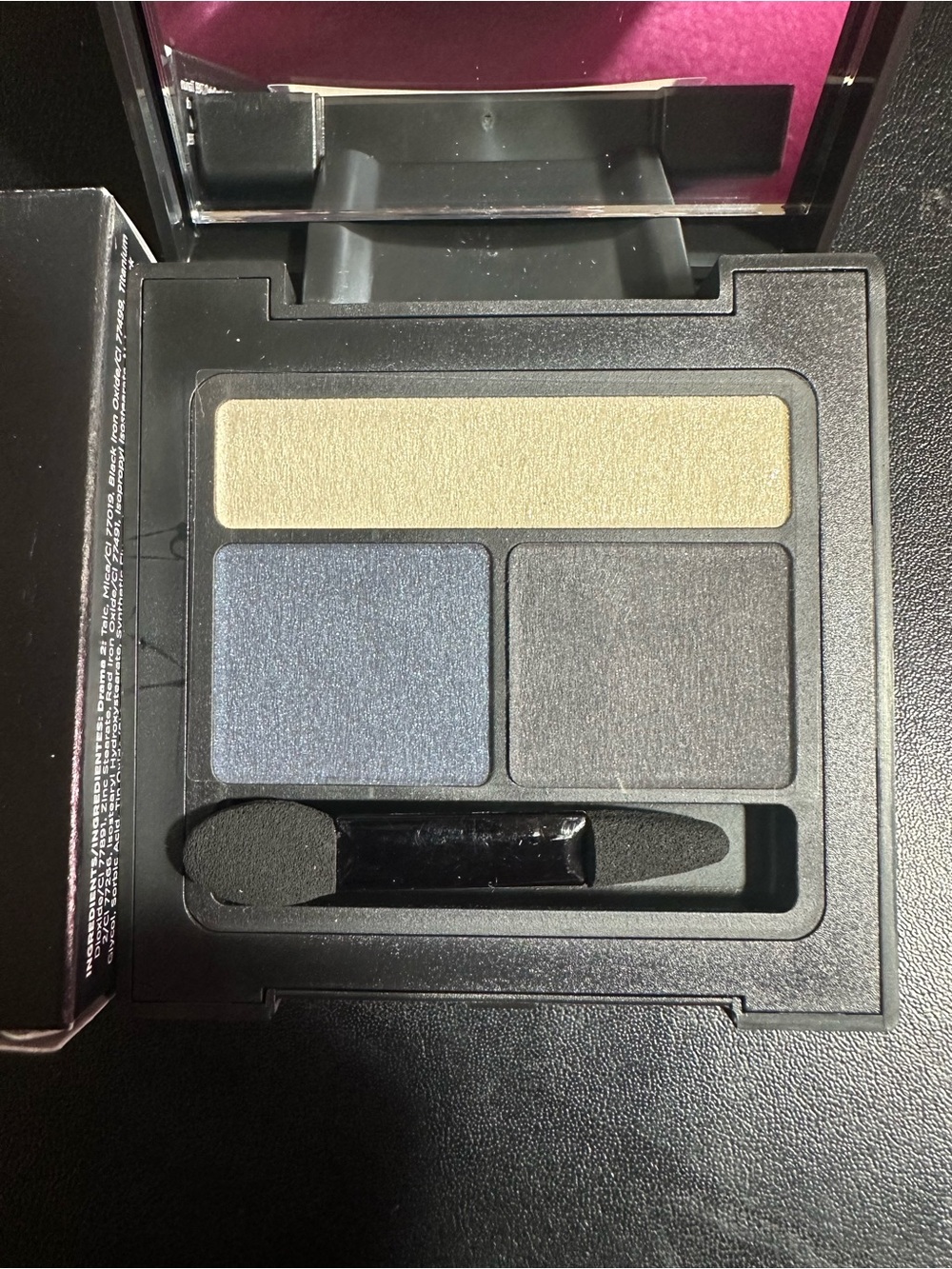 JAFRA Trio Eyeshadow Palette — Gold, Blue & Gray Shades night sky new